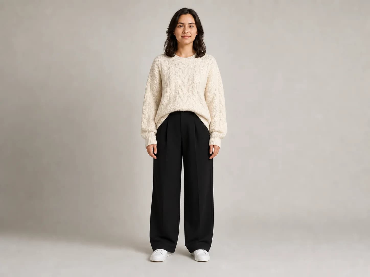 Lock body proportions AI photo editing result